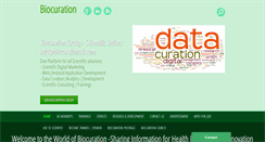 Desktop Screenshot of biocurationssl.com